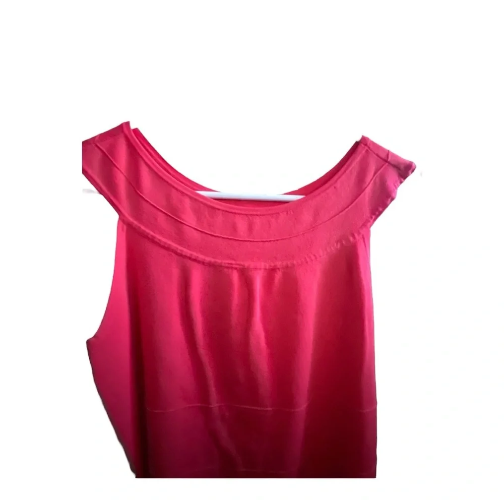 Source Unknown Pink Sleeveless Blouse Tank Top